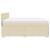 Pat continental cu saltea, crem, 180x200 cm, textil GartenMobel Dekor