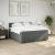 Pat box spring cu saltea, gri închis, 180x200 cm, textil GartenMobel Dekor