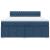 Pat box spring cu saltea, albastru, 180x200 cm, material textil GartenMobel Dekor