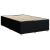 Pat box spring cu saltea, negru, 120x200 cm, textil GartenMobel Dekor