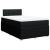 Pat box spring cu saltea, negru, 120x200 cm, textil GartenMobel Dekor