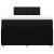 Pat box spring cu saltea, negru, 120x200 cm, textil GartenMobel Dekor