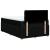 Pat box spring cu saltea, negru, 120x200 cm, textil GartenMobel Dekor