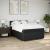 Pat box spring cu saltea, negru, 140x190 cm, textil GartenMobel Dekor
