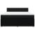 Pat box spring cu saltea, negru, 180x200 cm, catifea GartenMobel Dekor