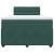 Pat box spring cu saltea, verde închis, 120x200 cm, catifea GartenMobel Dekor