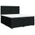Pat box spring cu saltea, negru, 180x200 cm, catifea GartenMobel Dekor