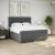 Pat box spring cu saltea, gri închis, 180x200 cm, textil GartenMobel Dekor