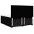 Pat box spring cu saltea, negru, 180x200 cm, catifea GartenMobel Dekor