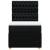 Pat box spring cu saltea, negru, 80x200 cm, textil GartenMobel Dekor