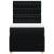Pat box spring cu saltea, negru, 90x200 cm, textil GartenMobel Dekor