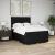 Pat box spring cu saltea, negru, 140x190 cm, textil GartenMobel Dekor