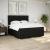 Pat box spring cu saltea, negru, 180x200 cm, catifea GartenMobel Dekor