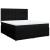 Pat box spring cu saltea, negru, 180x200 cm, catifea GartenMobel Dekor