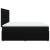 Pat box spring cu saltea, negru, 180x200 cm, catifea GartenMobel Dekor