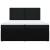 Pat box spring cu saltea, negru, 200x200 cm, textil GartenMobel Dekor