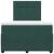 Pat box spring cu saltea, verde închis, 120x200 cm, catifea GartenMobel Dekor
