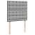 Pat continental cu saltea, gri deschis, 80x200 cm, textil GartenMobel Dekor
