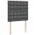 Pat box spring cu saltea, gri închis, 90x200 cm, textil GartenMobel Dekor