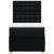 Pat box spring cu saltea, negru, 90x200 cm, textil GartenMobel Dekor