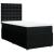 Pat box spring cu saltea, negru, 100x200 cm, textil GartenMobel Dekor