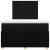 Pat box spring cu saltea, negru, 120x200 cm, textil GartenMobel Dekor