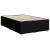 Pat box spring cu saltea, negru, 120x200 cm, textil GartenMobel Dekor