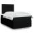 Pat box spring cu saltea, negru, 120x200 cm, textil GartenMobel Dekor