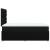 Pat box spring cu saltea, negru, 120x200 cm, textil GartenMobel Dekor