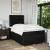 Pat box spring cu saltea, negru, 120x200 cm, textil GartenMobel Dekor