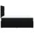 Pat box spring cu saltea, negru, 120x200 cm, textil GartenMobel Dekor
