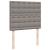 Pat box spring cu saltea, gri taupe, 120x200 cm, textil GartenMobel Dekor