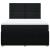 Pat box spring cu saltea, negru, 140x190 cm, textil GartenMobel Dekor