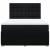 Pat box spring cu saltea, negru, 140x190 cm, textil GartenMobel Dekor
