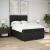 Pat box spring cu saltea, negru, 140x190 cm, textil GartenMobel Dekor