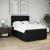 Pat box spring cu saltea, negru, 140x190 cm, textil GartenMobel Dekor