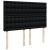 Pat box spring cu saltea, negru, 140x190 cm, textil GartenMobel Dekor