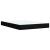 Pat box spring cu saltea, negru, 140x190 cm, textil GartenMobel Dekor