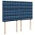 Pat continental cu saltea, albastru, 160x200cm, material textil GartenMobel Dekor