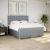 Pat continental, gri deschis, 180x200 cm, material textil GartenMobel Dekor