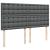 Pat box spring cu saltea, gri închis, 180x200 cm, textil GartenMobel Dekor