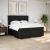 Pat box spring cu saltea, negru, 180x200 cm, catifea GartenMobel Dekor