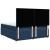 Pat box spring cu saltea, albastru, 180x200 cm, material textil GartenMobel Dekor