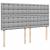 Pat box spring cu saltea, gri deschis, 200x200 cm, textil GartenMobel Dekor