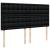 Pat box spring cu saltea, negru, 200x200 cm, textil GartenMobel Dekor