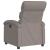 Fotoliu rabatabil, gri taupe, material textil GartenMobel Dekor