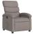 Fotoliu rabatabil, gri taupe, material textil GartenMobel Dekor