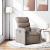 Fotoliu rabatabil, gri taupe, material textil GartenMobel Dekor
