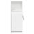 Dulap cu LED, alb, 38x34x100 cm, lemn prelucrat GartenMobel Dekor