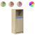 Dulap cu LED, stejar sonoma, 38x34x100 cm, lemn prelucrat GartenMobel Dekor